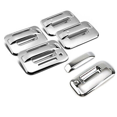 Door Handle Covers w/ Keyhole & Keypad+Tailgate Cover for FORD F150 Lincoln Mark