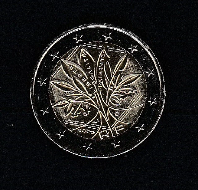 Pièce De 2 Euros France 2022 - Nouvelle Face Nationale, Qualité Neuve, Pour Collection Ou Circulation