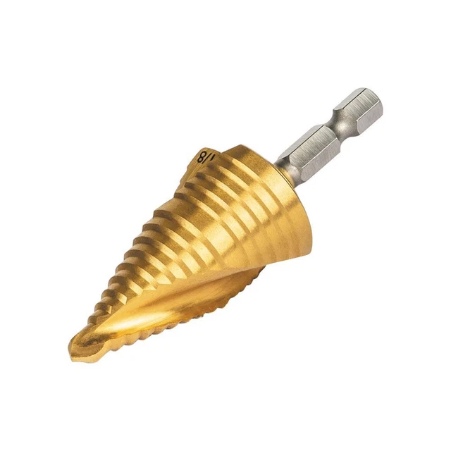 Klein Tools 25961 Step Drill Bit, Spiral Double-Fluted, VACO 2
