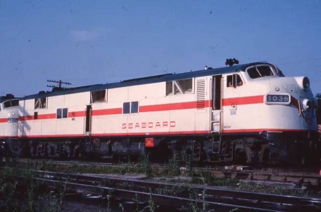 Duplicate Train Slide Seaboard E-7 #3036 Raleigh N. Carolina