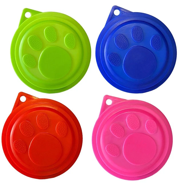 Tiernahrungsdose Abdeckung 4er-Pack Katze Hundefutter frischer für länger!