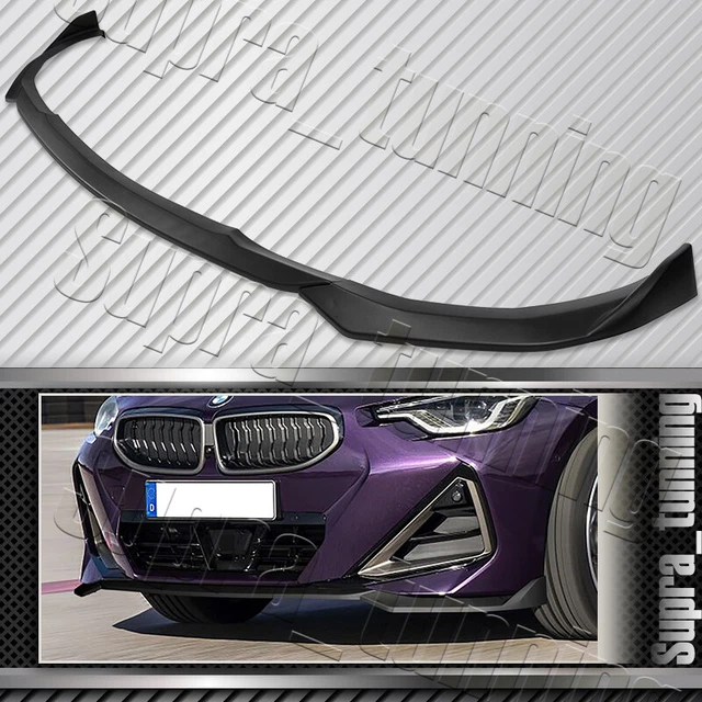 Spoiler Lèvre Avant Pour BMW X6 G06 M-Sport 2020-2023 - 4 Pièces - Noir Brillant - Protection Et Style - 4