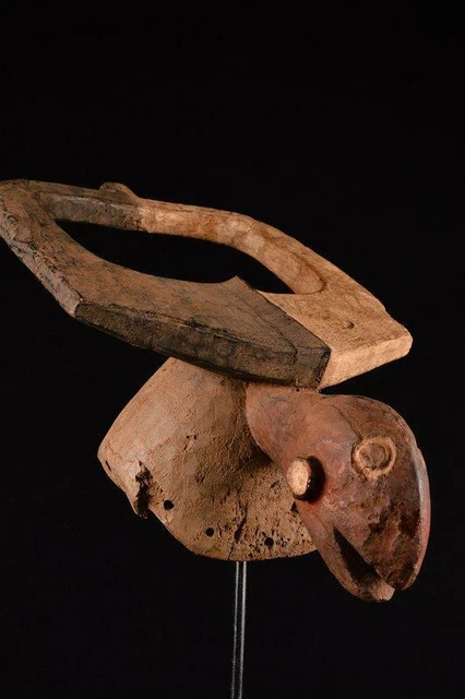 13482 African Old Mambila Helmet Mask/Helmet Mask Cameroon