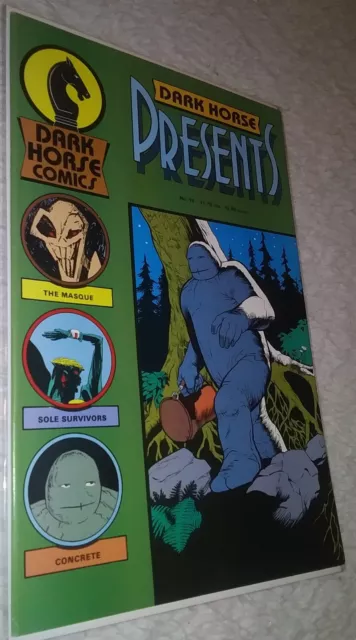 Dark Horse Presents #10 VF Very Fine! 1st Appearance The Masque/Mask 1987