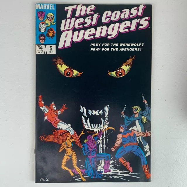 West Coast Avengers, The #5 Marvel Comics February Feb 1986