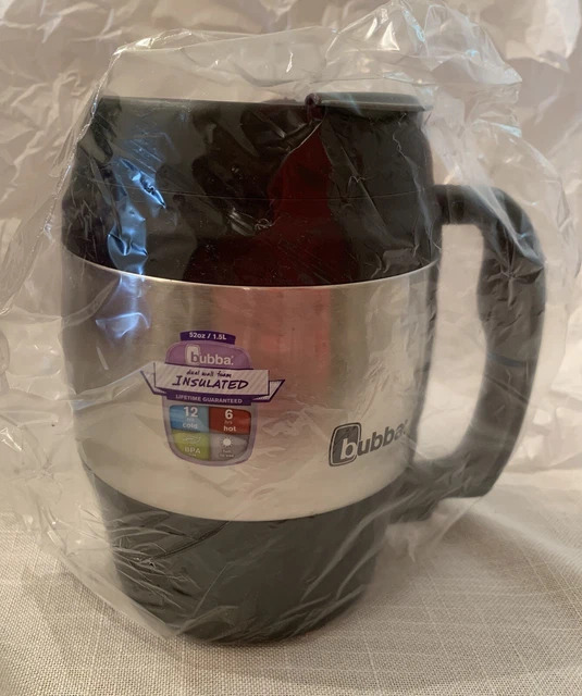 Big Bubba Classic Insulated Mug 52 Oz Polyurethane Travel Coffee Black Keg Shape