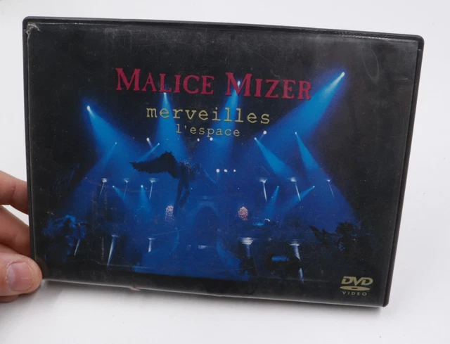 merveilles-l’espace- DVD MALICE MIZER merveilles l'espace 2002 DVD New J-Visual kei