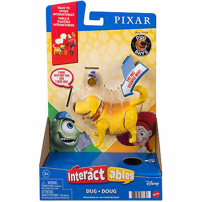 Disney Pixar Interactables Doug Parlant Figurine Tout Neuf