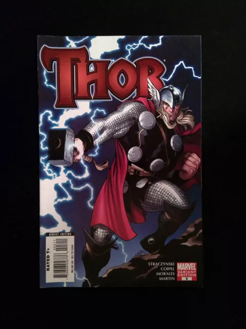 Thor #3B (3rd Series) Marvel Comics 2007 VF+  McGuinness Variant