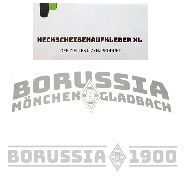 Heckscheibenaufkleber Borussia Mönchengladbach Auto Aufkleber XL Raute BMG 1900