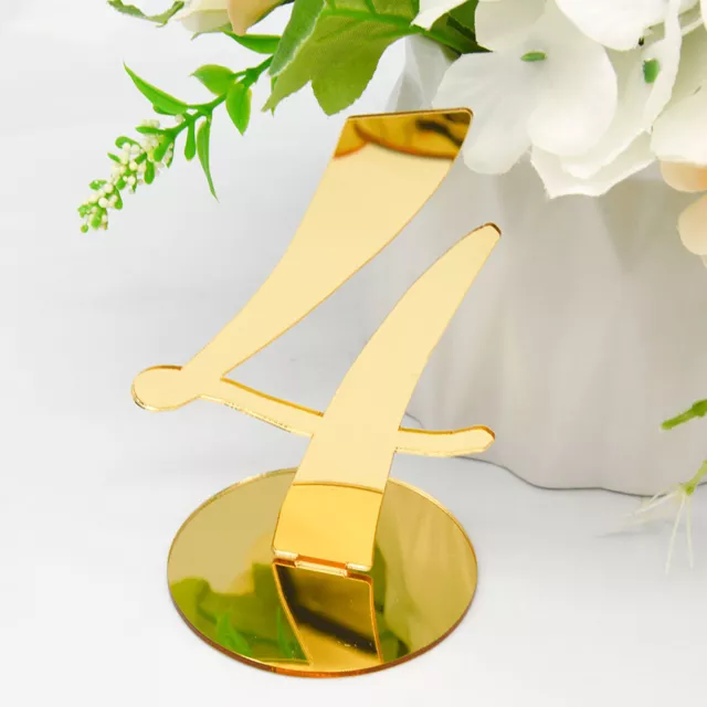 Place Card Reusable Anti-scratch Acrylic Wedding Marking Dining Table Number