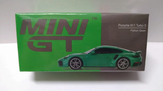 MINI GT PORSCHE 911 Turbo S Python Green n°525 (CP04) EUR 13,00 ...