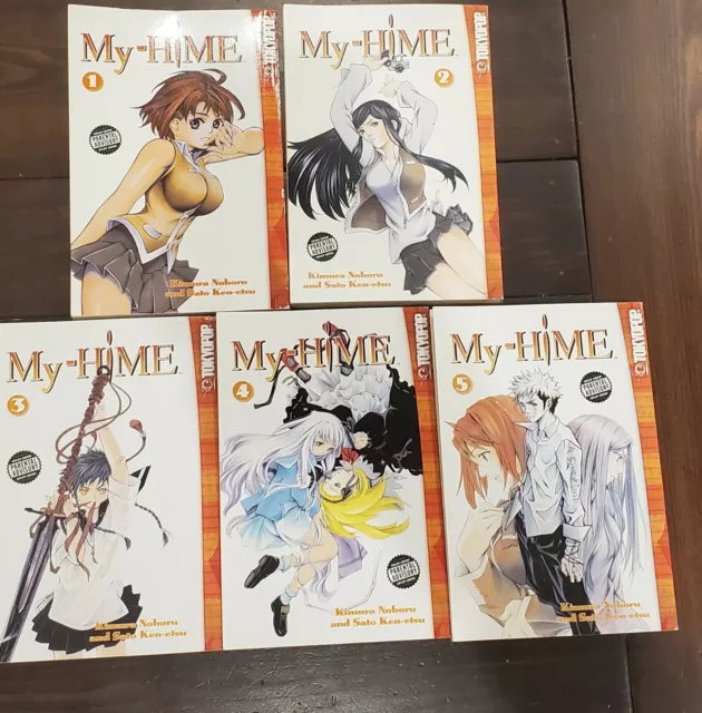My-Hime Vols. 1,2,3,4,5 Tokyopop, Manga. English.  🇨🇦 🍁 seller