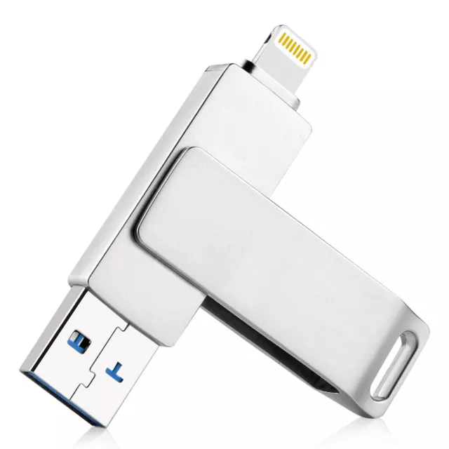 1TB 32GB 2IN1 USB Flash Drive Daumen Memory Stick Datenspeicher Stift für iPhone