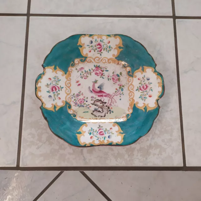 Ancienne Porcelaine Assiette, plat, Minton, Royaume-Uni