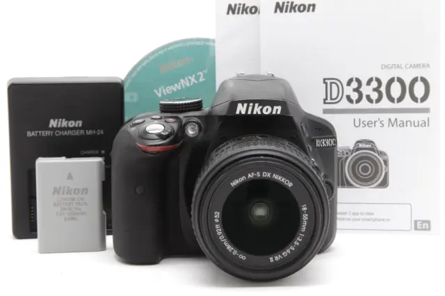 Nikon D3300 DSLR Camera with 18-55mm f3.5-5.6 G II VR Lens #43014