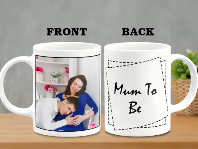 Personalised Photo Mug Custom mothers Coffee Mug Custom text Christmas Gift 2