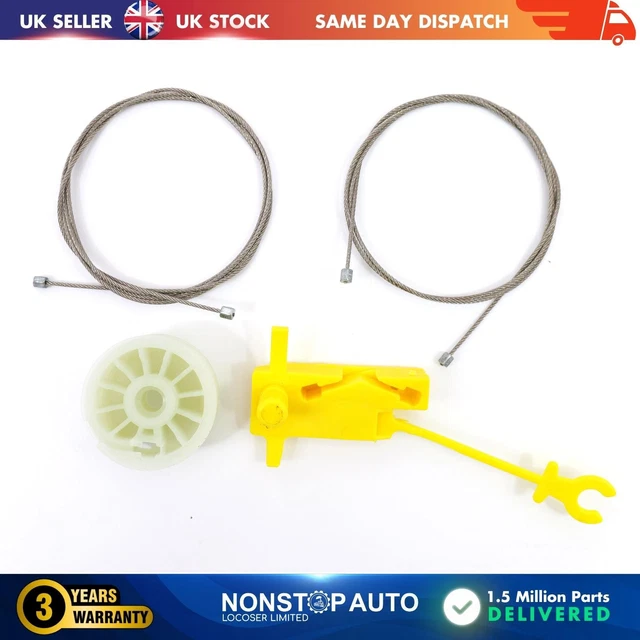 Front Right Electric Window Regulator For Renault Trafic & Vauxhall Vivaro 2001-2014 – OE Quality With Motor (2 Pin)