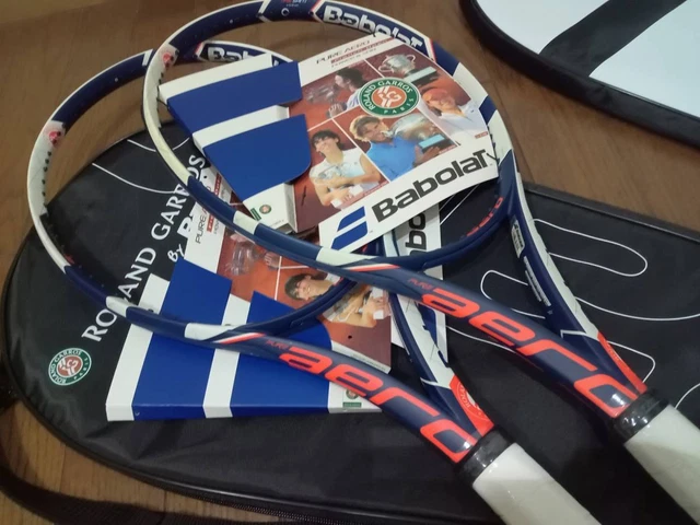 BABOLAT PURE DRIVE GT ROLAND GARROS FRENCH OPEN TENNIS RACKET 4-1/4 New Grommets