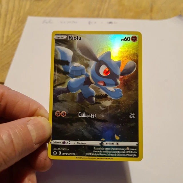 Carte Pokémon RIOLU GG26/GG70 EB12.5 Zénith Suprême FR NEUF
