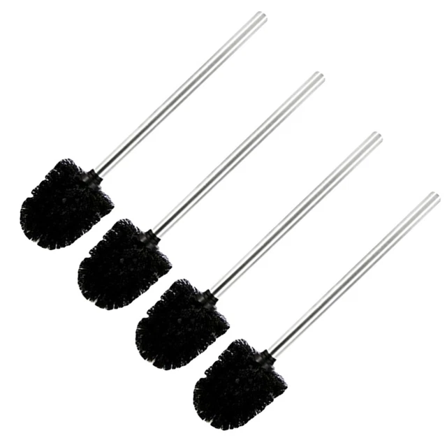 Cepillo limpiador de inodoros cepillo de silicona inodoro cepillo de limpieza totalmente automático 4 piezas