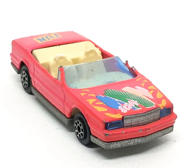 Majorette N9023 Cadillac Allante Décapotable - Miniature 1/59 En Métal - Rose