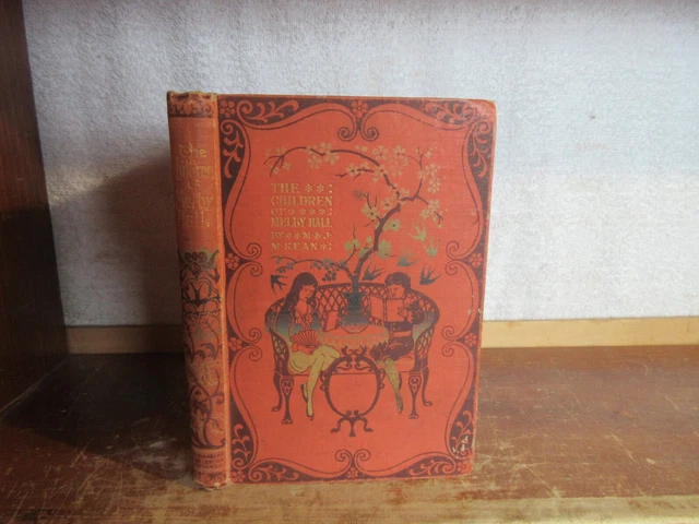 Old THE CHILDREN OF MELBY HALL Book 1890's ANTIQUE ANIMAL BUTTERFLY INSECT BIRDS
