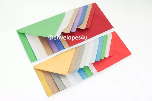 C5 162mmx229mm (6 3/8" x 9") Envelopes for A5 Cards Invitations 100gsm Free P&P