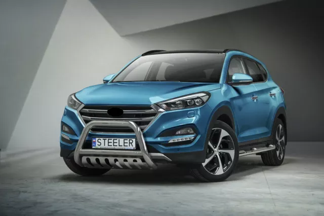 Frontbügel Frontschutzbügel Ec Mit Unterfahrschutz Für Hyundai Tucson 15-18