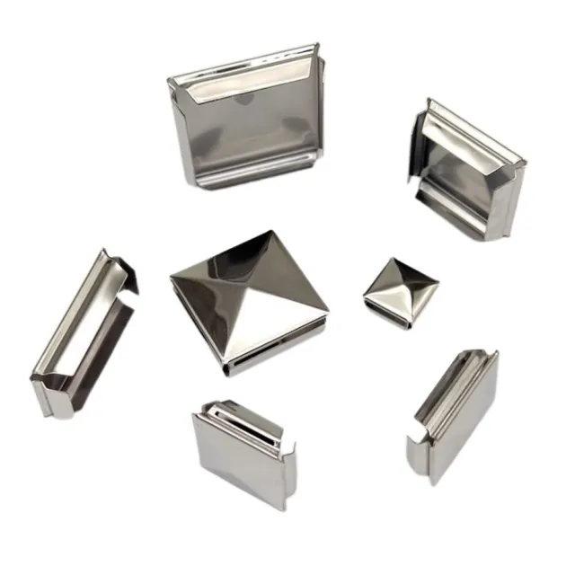 Pyramid Shaped Cap for Stainless Steel to Steel Galvanized Square Posts