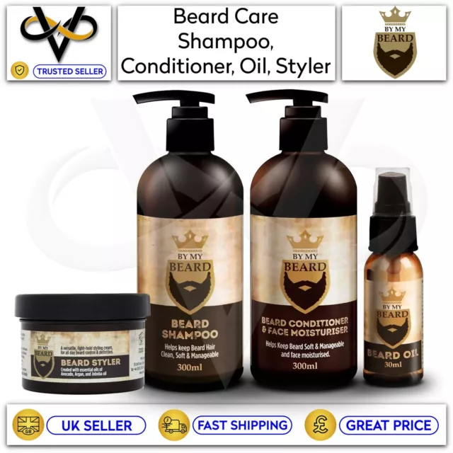 By My Beard Shampoo Conditioner Oil Styler Beard And Skin Care Vegan