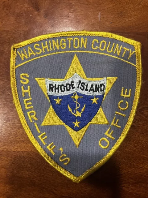 1962 Washington County, Rhode Island Sheriff’s Deputies Patch
