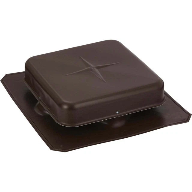 Airhawk 50 In. Brown Aluminum Square Roof Vent 85158 Pack of 6 Air Vent 85158