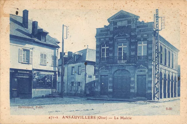 Cpa 60 Ansauvillers / La Mairie