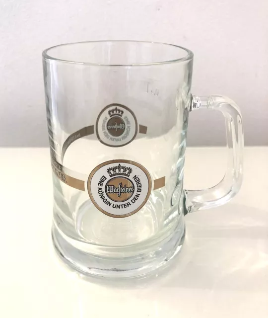 2 Warsteiner Bier 0,4l Bierkrug altes Sammelglas Bierglas Glas 3