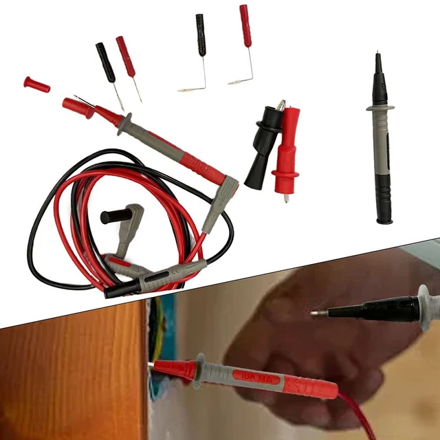 Câble Testeur D'aiguille Fine Pour Sonde Multimètre Numérique