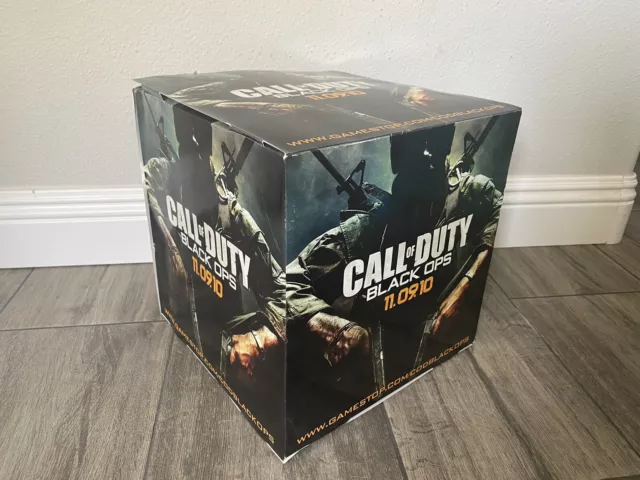 *Rare HTF*Call Of Duty: Blacks Ops Gamestop 2010 Promotional Cube Display