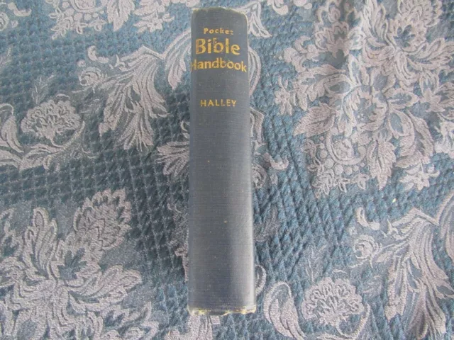 Pocket Bible Handbook By Henry H. Halley 19th Edition 1952 Illustrated