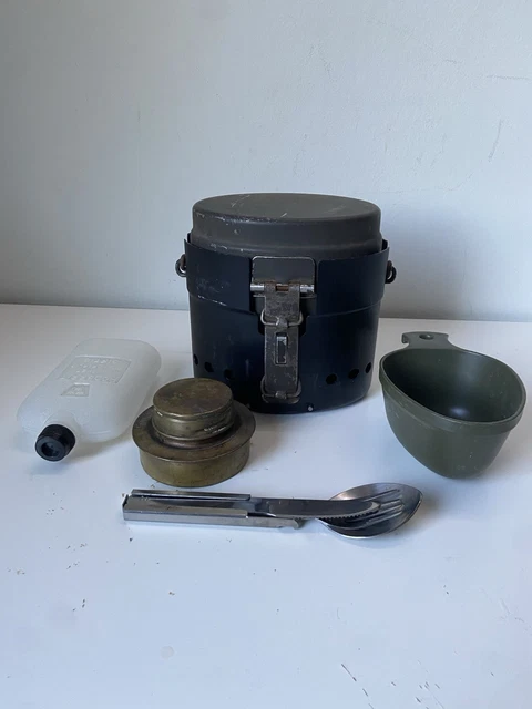 MFH Swedish army Trangia mess kit Repro M40 stainless steel 1.5l camping burner
