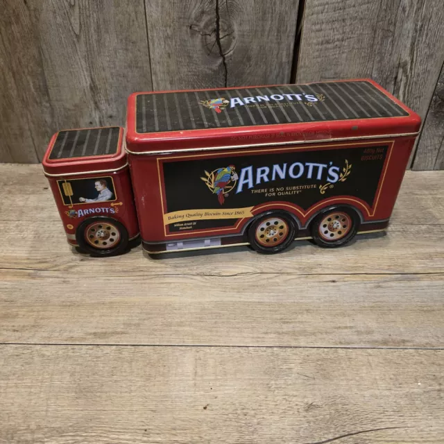 Arnott's Truck  A 142 Moving Wheels Tin (Empty)