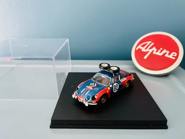 Miniature Trofeu Alpine Renault A110 – Monte Carlo 1973 N°82, échelle 1/43, Neuve