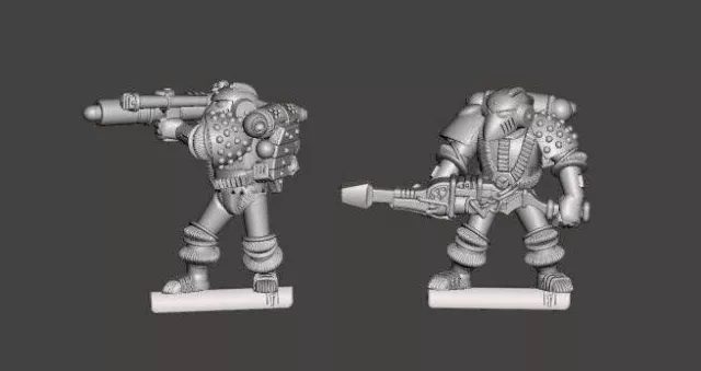 Rogue Trader Space Marines Classic heavy weapons 28mm stargrave 40k starsaga