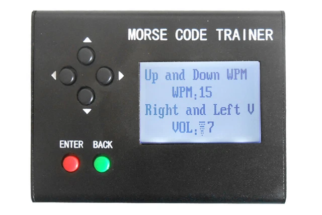Morse Code CW Trainer Learner, station de radio à ondes