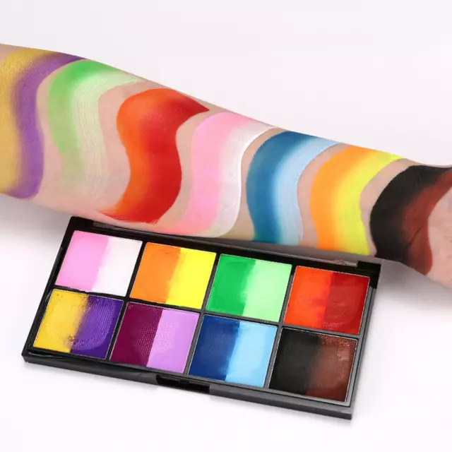 Gesicht Körperfarbe Set Gesichtsmalerei Pigment Erwachsene mit Pinsel Profi