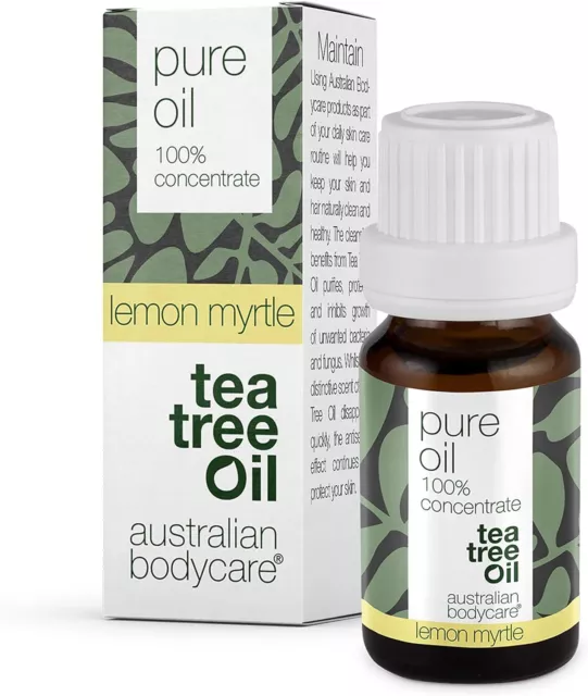 Australian Bodycare 100% Pure Tea Tree Oil, 10 ml | With Lemon Myrtle | Our Tea