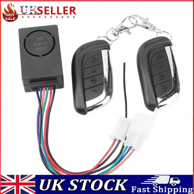 3672V 125DB ANTITHEFT Ebike Alarm System Smart Electric Scooter