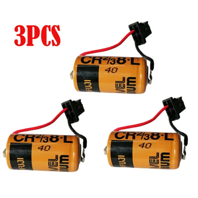 3x FUJI CR2/3 8.L 3V Battery 2000mAh No-Rechargeable for CNC System Alarm System