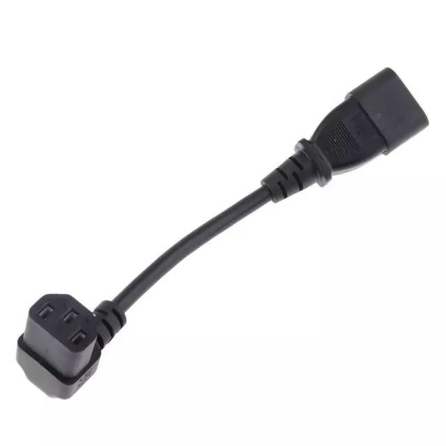 IEC C14 Mâle à C13 Femelle Convertisseur Câble Adaptateur Secteur Cordon