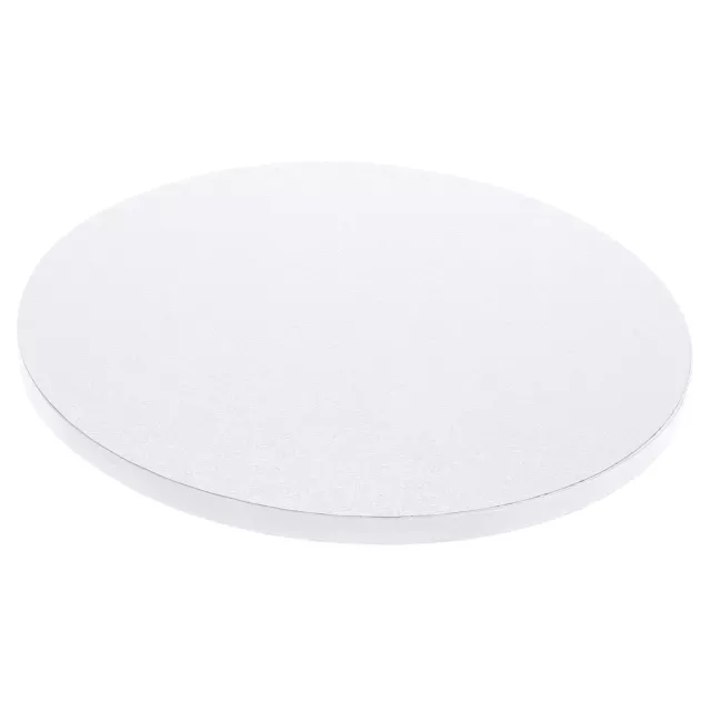 Cake Boards, 1Pcs 10 Inch - Cardboard Cake Drums, 1/2" Thick Round (White)