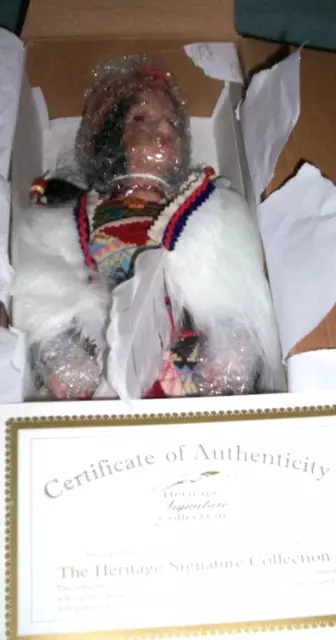 New In Box Heritage Signature Collection Catori Native American doll 35333 NIB